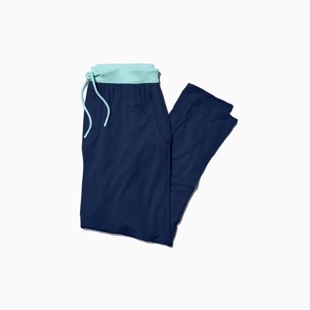 Jambys Breathable No-Sweat Sweatpant Joggers Navy/Mint Like New Tall — image 3 of 8